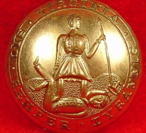 Virginia State Seal Button